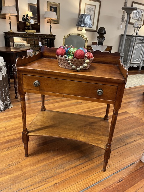 Fancy Pine Washstand C. 1825 NYS