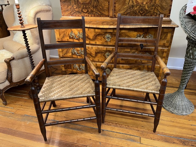 Fine Pair of Shenandoah Barrel Armchairs C.1850-70