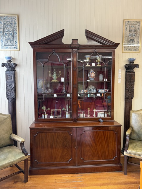 Gothic Mahagony Breakfront C. 1800 England