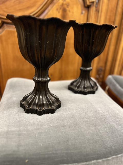 Pair of Biedermeier Tree Pots Early 19th C. Estate of Patricia Nagir