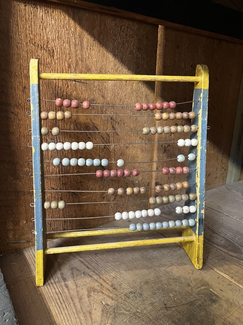 Painted Abacus C. 1900