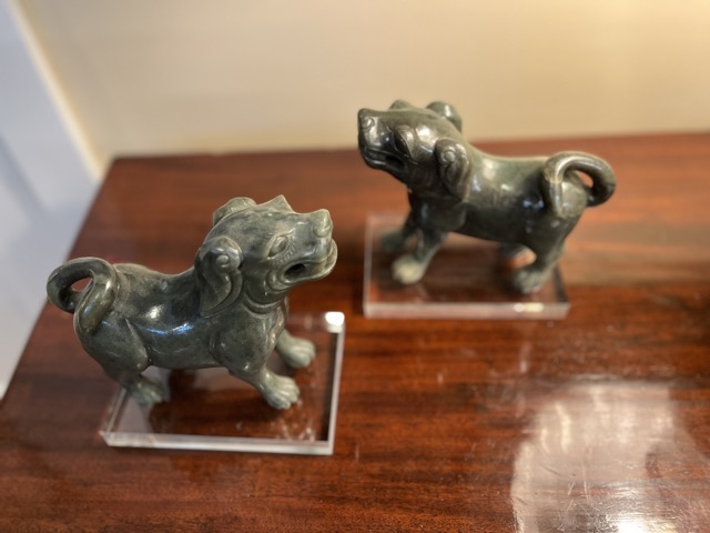 Chinese Foo Dogs on Acrylic *John Roselli